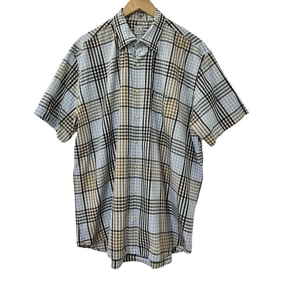Peter Millar Crown Crafted Flex Finish Plaid Button Down Shirt Size XXL Cotton - Picture 1 of 6
